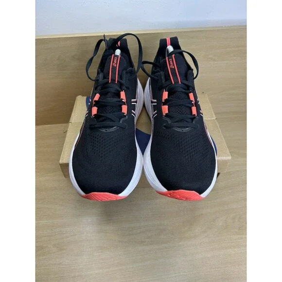 ASICS Men's Gel-Nimbus 26 Running Shoe, US Size 9.5 Black/True RED - Picture 5 of 15